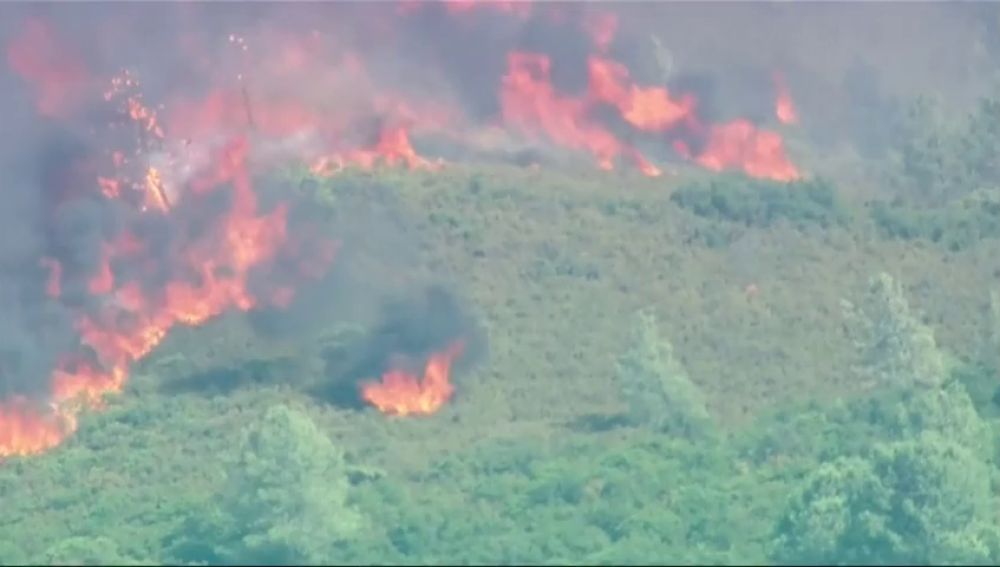 Los incendios forestales en California dejan tres muertos y siete heridos.