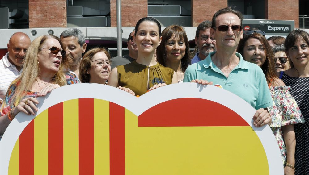 Inés Arrimadas en un acto en Barcelona