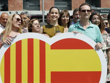 Inés Arrimadas en un acto en Barcelona Inés Arrimadas en un acto en Barcelona