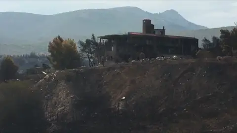 Se eleva a 88 el número de muertos en los incendios de Grecia Se eleva a 88 el número de muertos en los incendios de Grecia