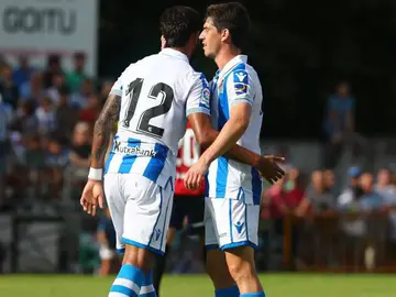 La Real Sociedad, en un amistoso La Real Sociedad, en un amistoso