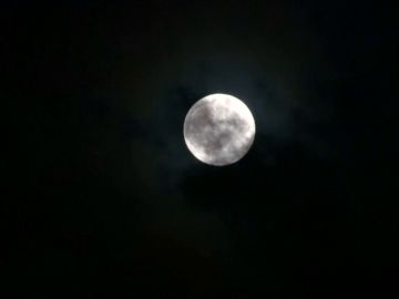 El eclipse lunar adorna el cielo de Dubai