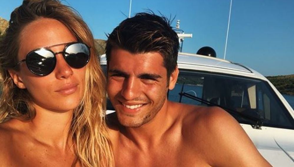 Álvaro Morata y Alice Campello