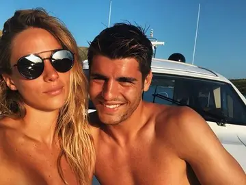 Álvaro Morata y Alice Campello Álvaro Morata y Alice Campello