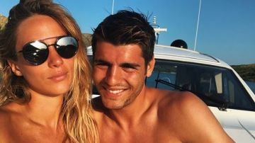 Álvaro Morata y Alice Campello