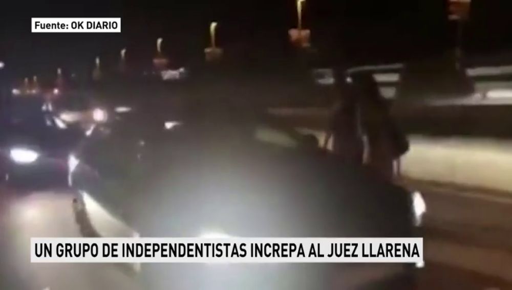 Un grupo de independentistas acosa al juez Pablo Llarena, instructor de la causa contra los políticos presos del 'procés'