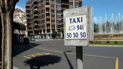 Una parada de taxis Una parada de taxis