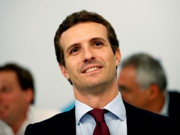 El presidente del Partido Popular, Pablo Casado