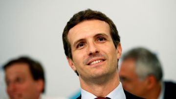 El presidente del Partido Popular, Pablo Casado