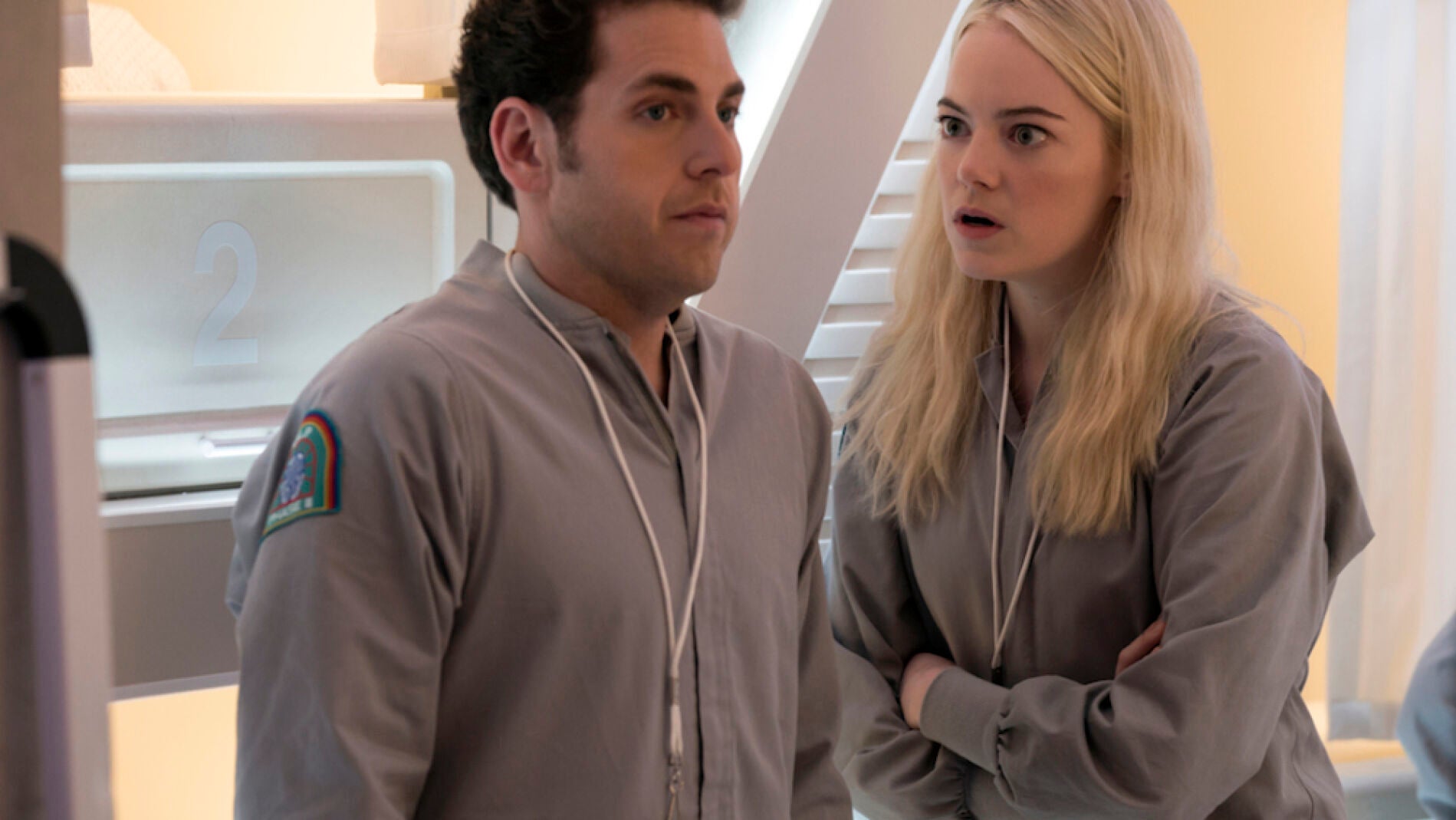 Jonah Hill y Emma Stone en 'Maniac'