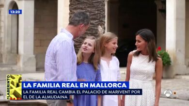 Las infantas contestan por primera vez a la prensa en su visita a Palma de Mallorca