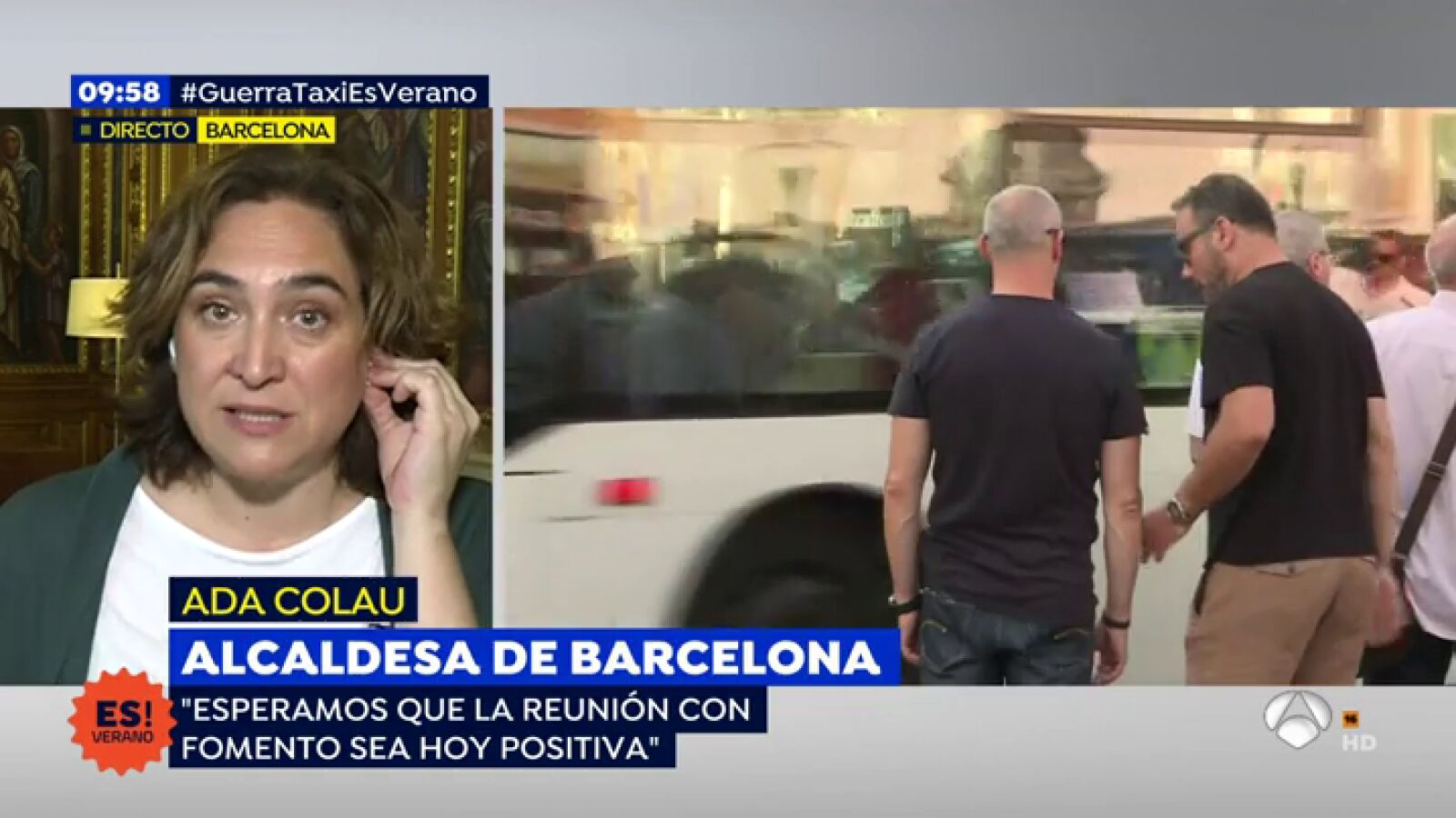 Ada Colau, sobre la huelga de taxistas: 