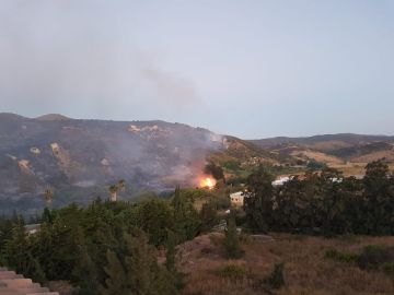 Incendio en Málaga