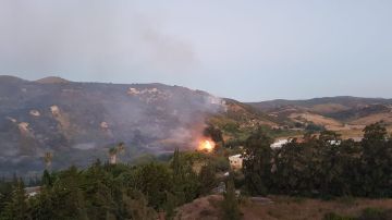 Incendio en Málaga