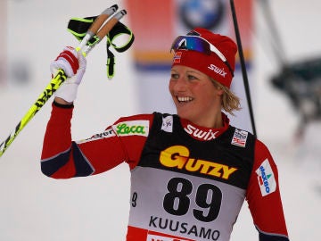 La esquiadora noruega Vibeke Skofterud