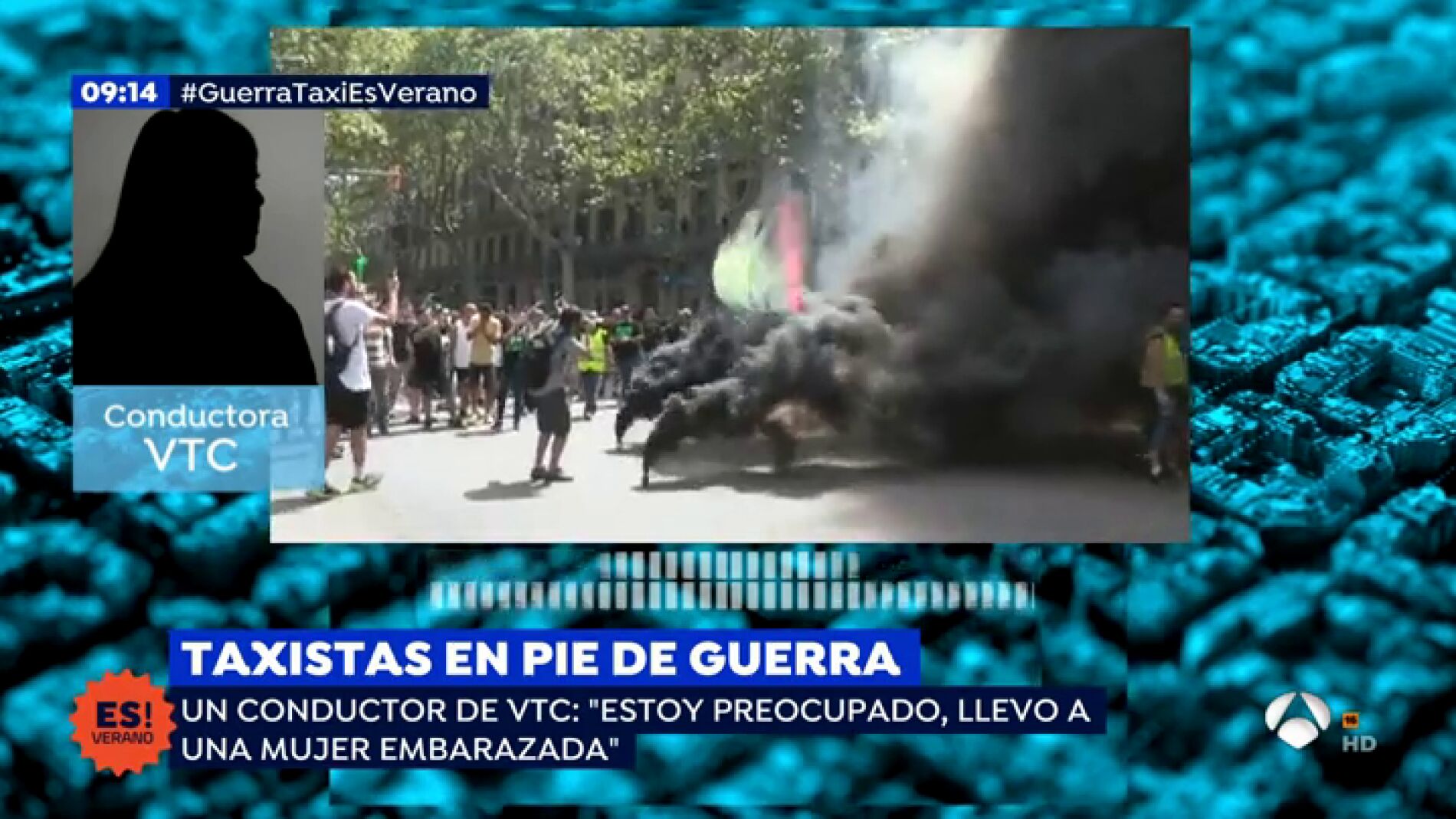 Una conductora de VTC: "Podr&iacute;amos hab&eacute;rnosla pegado y voy con una embarazada en el coche"