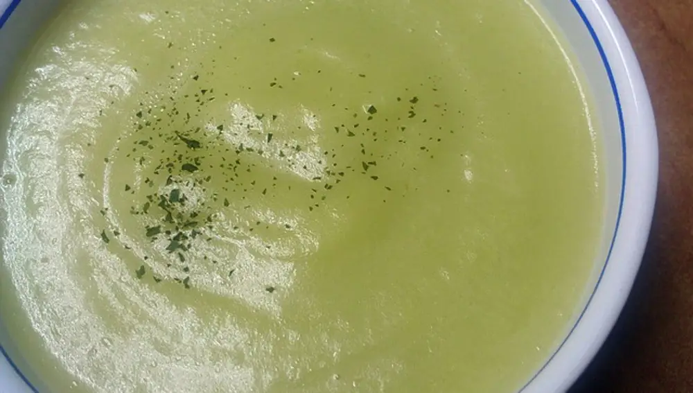 crema puerro