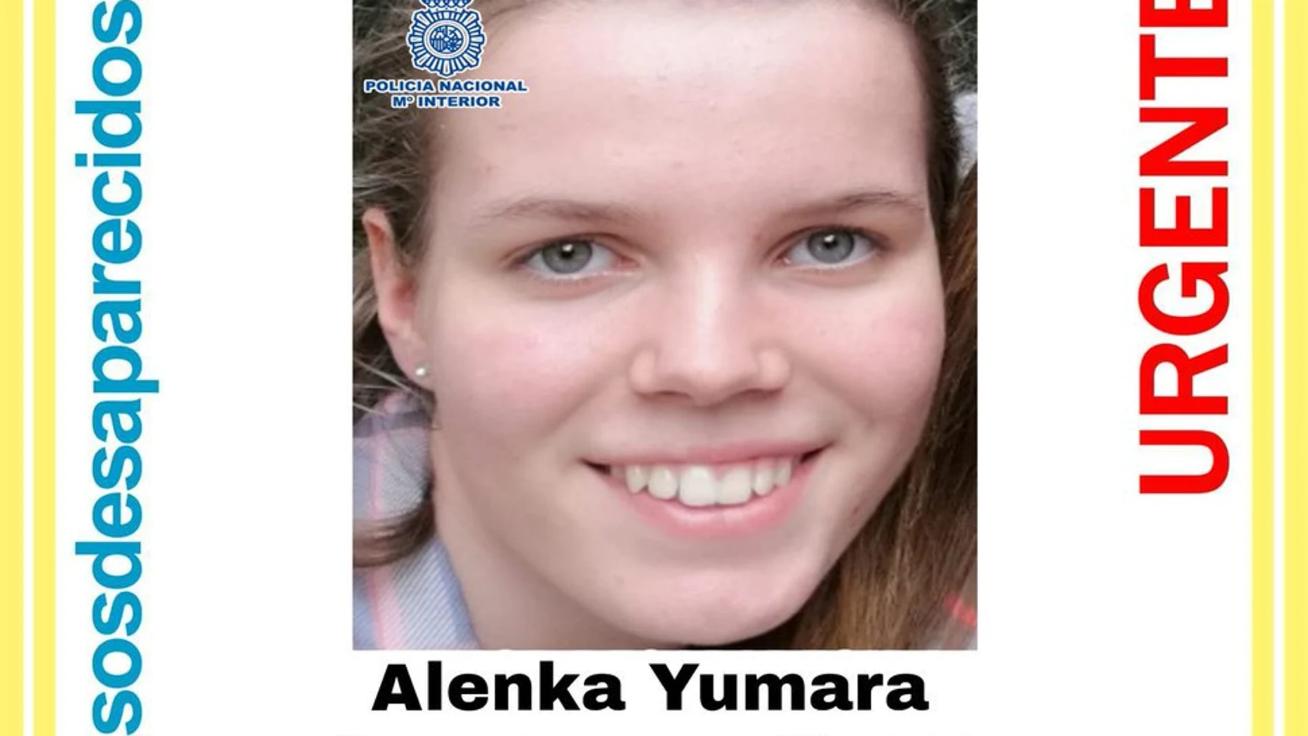 Imagen de la adolescente desaparecida en Madrid Imagen de la adolescente desaparecida en Madrid