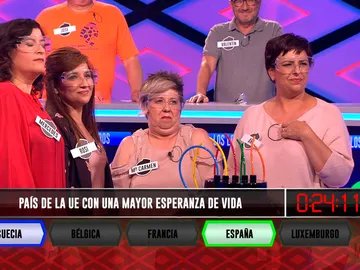 El equipo de 'Las Indias' reduce la esperanza de vida de España con esta pregunta de '¡Boom!' El equipo de 'Las Indias' reduce la esperanza de vida de España con esta pregunta de '¡Boom!'