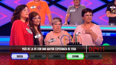 El equipo de 'Las Indias' reduce la esperanza de vida en España con esta pregunta de '¡Boom!'