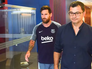 Messi vuelve a los entrenamientos con el Barcelona Messi vuelve a los entrenamientos con el Barcelona