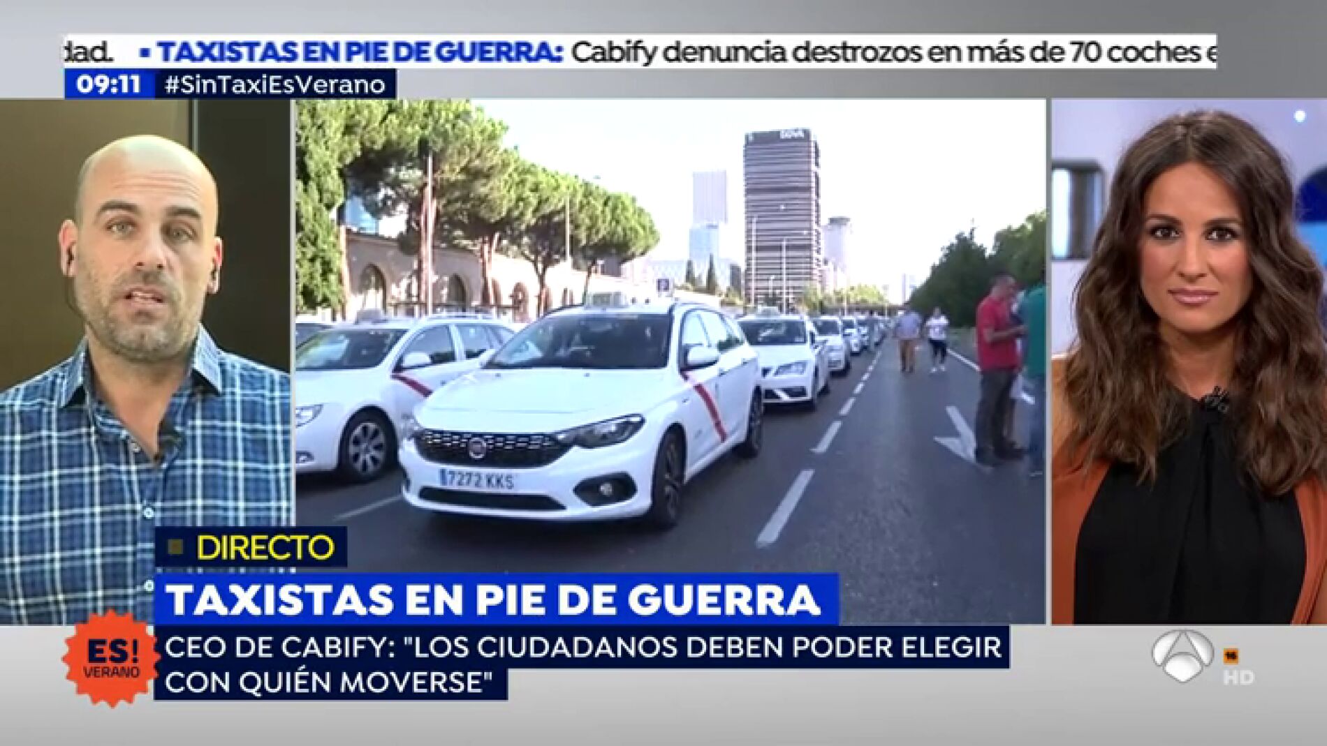El Director General de Cabify: "El problema es que los taxistas tienen como reh&eacute;n a los ciudadanos"