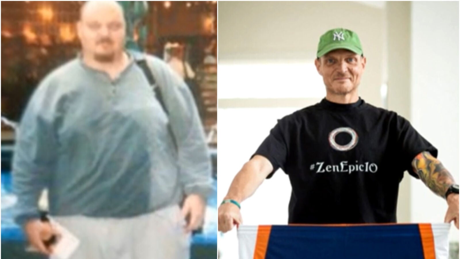 El increíble cambio de David Clark: de pesar 145 kilos a correr en ultramaratón y tener su propio gimnasio