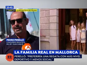Perelló, compañero regatista del rey emérito: "Echamos de menos a Don Juan Carlos en las regatas" Perelló, compañero regatista del rey emérito: "Echamos de menos a Don Juan Carlos en las regatas"