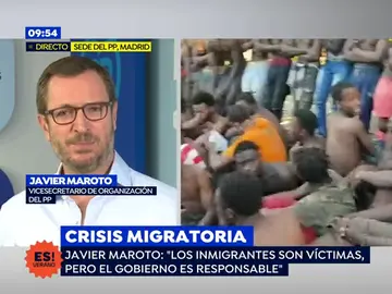 Javier Maroto, sobre las palabras de Casado sobre inmigración: "Ha sido valiente y ha llamado a las cosas por su nombre" Javier Maroto, sobre las palabras de Casado sobre inmigración: "Ha sido valiente y ha llamado a las cosas por su nombre"