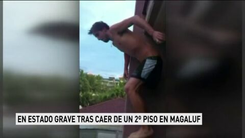 Un joven en estado grave tras caer de un segundo piso en Magaluf, Mallorca