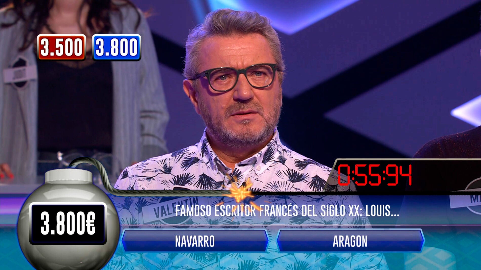 Valent&iacute;n puede &eacute;l solo con la bomba clasificatoria de '&iexcl;Boom!'