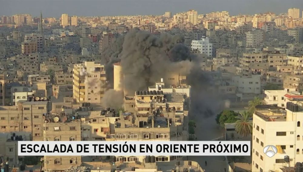 Escalada de tensión en Oriente Próximo: 18 palestinos heridos en Gaza en un ataque israelí a un edificio de cinco plantas
