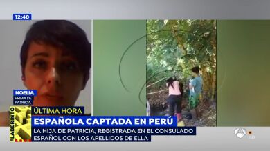 La prima de la joven captada en Perú, sobre su vuelta a España: 
