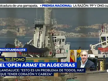 José Ignacio Landaluce, alcalde de Algeciras: "Esto es un problema de todos, hay que tener corazón y cabeza" José Ignacio Landaluce, alcalde de Algeciras: "Esto es un problema de todos, hay que tener corazón y cabeza"