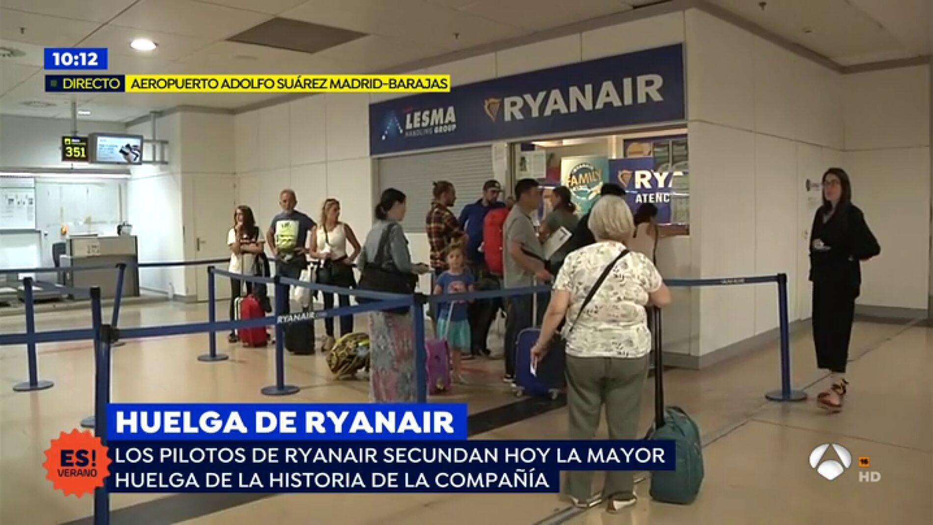 M&aacute;s de 65.000 pasajeros de toda europa afectados por la huelga de Ryanair