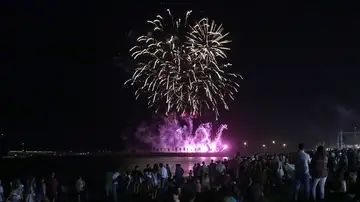 Los fuegos en la Feria de Málaga Los fuegos en la Feria de Málaga