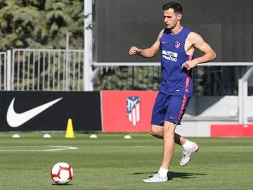 Nikola Kalinic en su primer entrenamiento con el Atlético de Madrid Nikola Kalinic en su primer entrenamiento con el Atlético de Madrid