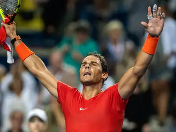 Rafa Nadal tras ganar a Wawrinka Rafa Nadal tras ganar a Wawrinka