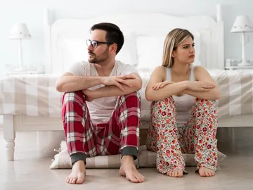 Pareja enfadada Pareja enfadada