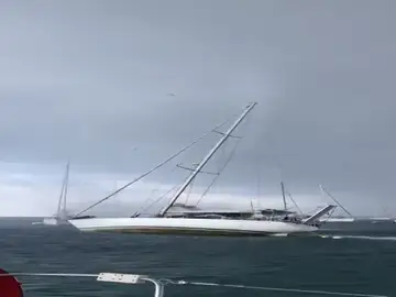 Un pequeño tornado causa el pánico en Formentera Un pequeño tornado causa el pánico en Formentera