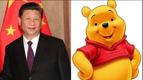 Comparan al presidente de China con Winnie The Pooh Comparan al presidente de China con Winnie The Pooh