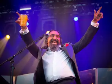 Diego El Cigala durante su polémica actuación en el Sonorama 2018 Diego El Cigala durante su polémica actuación en el Sonorama 2018