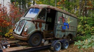 Imagen de la furgoneta abandonada de Aerosmith