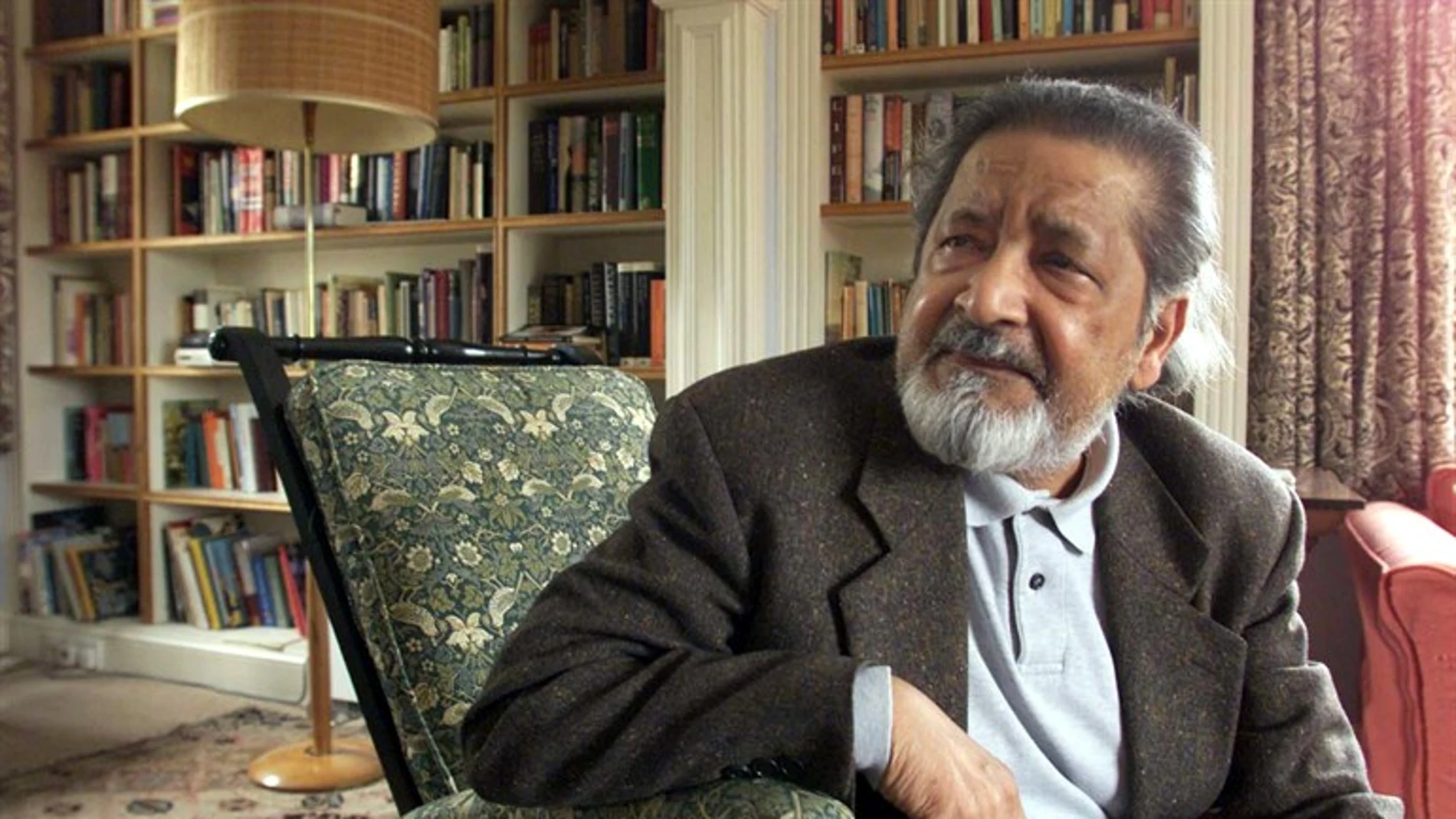 El escritor británico V. S. Naipaul El escritor británico V. S. Naipaul