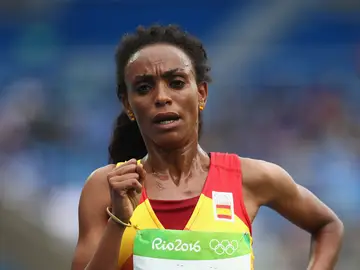 La atleta española Gebre La atleta española Gebre