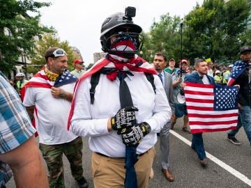 Marcha de supremacistas blancos en Washington