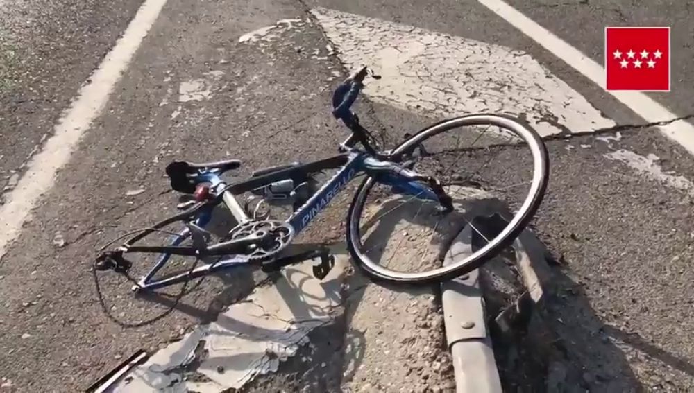 Herido grave un ciclista tras ser atropellado por un turismo en Las Rozas, Madrid