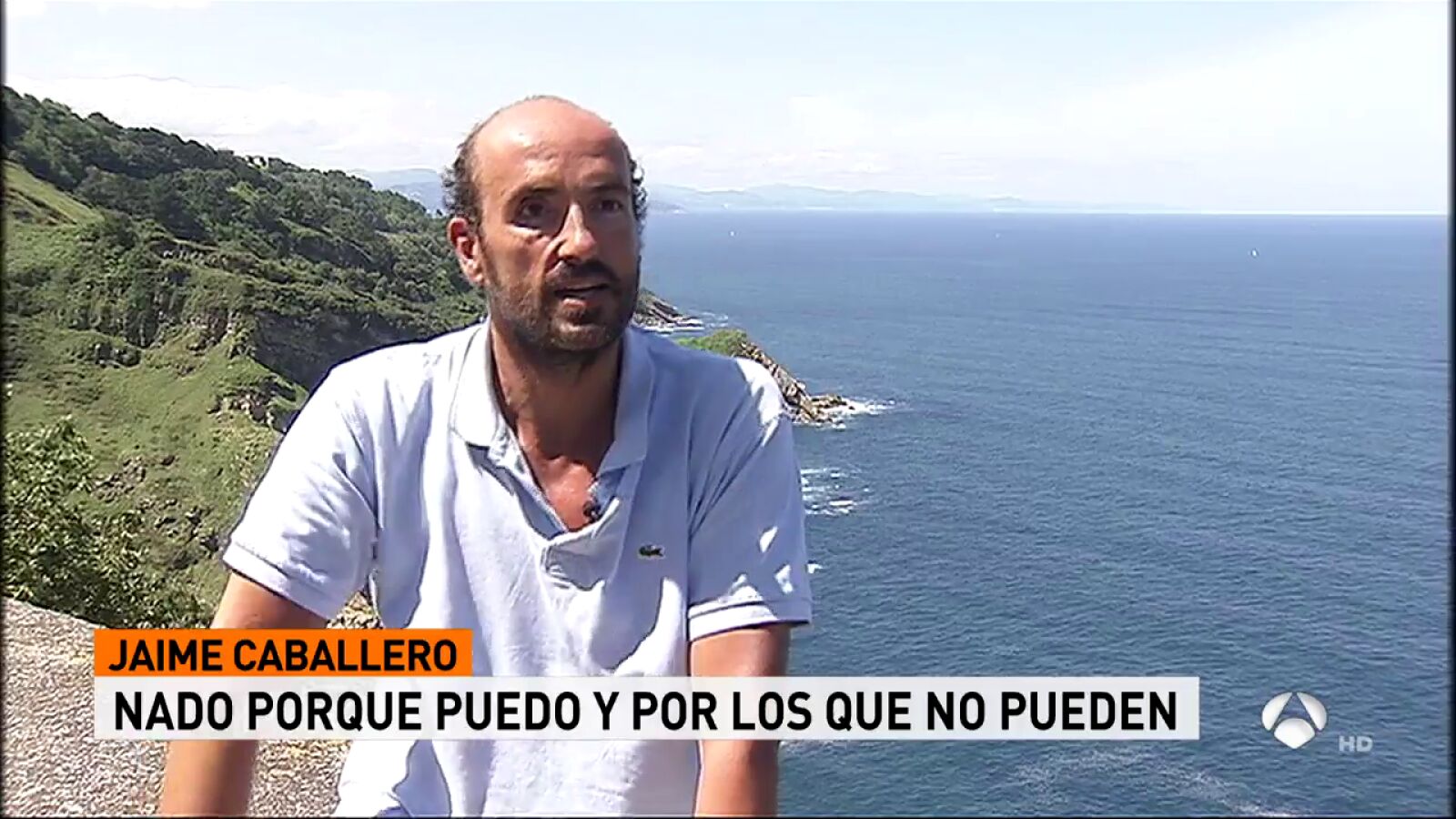 Jaime Caballero nadará 25 horas contra la ELA: 