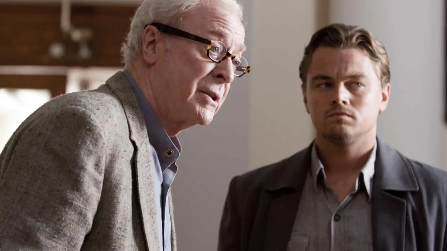 Michael Caine y Leonardo DiCaprio en 'Origen'