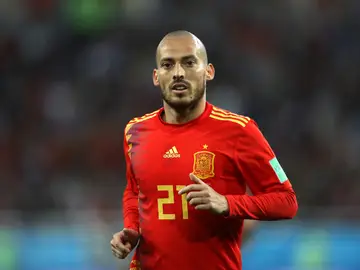 David Silva, durante un partido con la Selección David Silva, durante un partido con la Selección